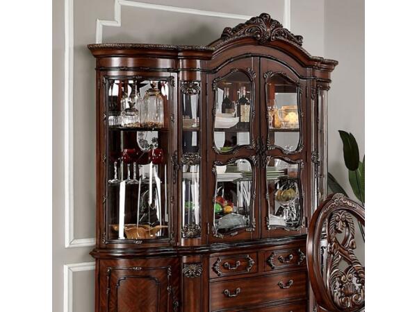 Normandy Hutch & Buffet Dining Storage Brown