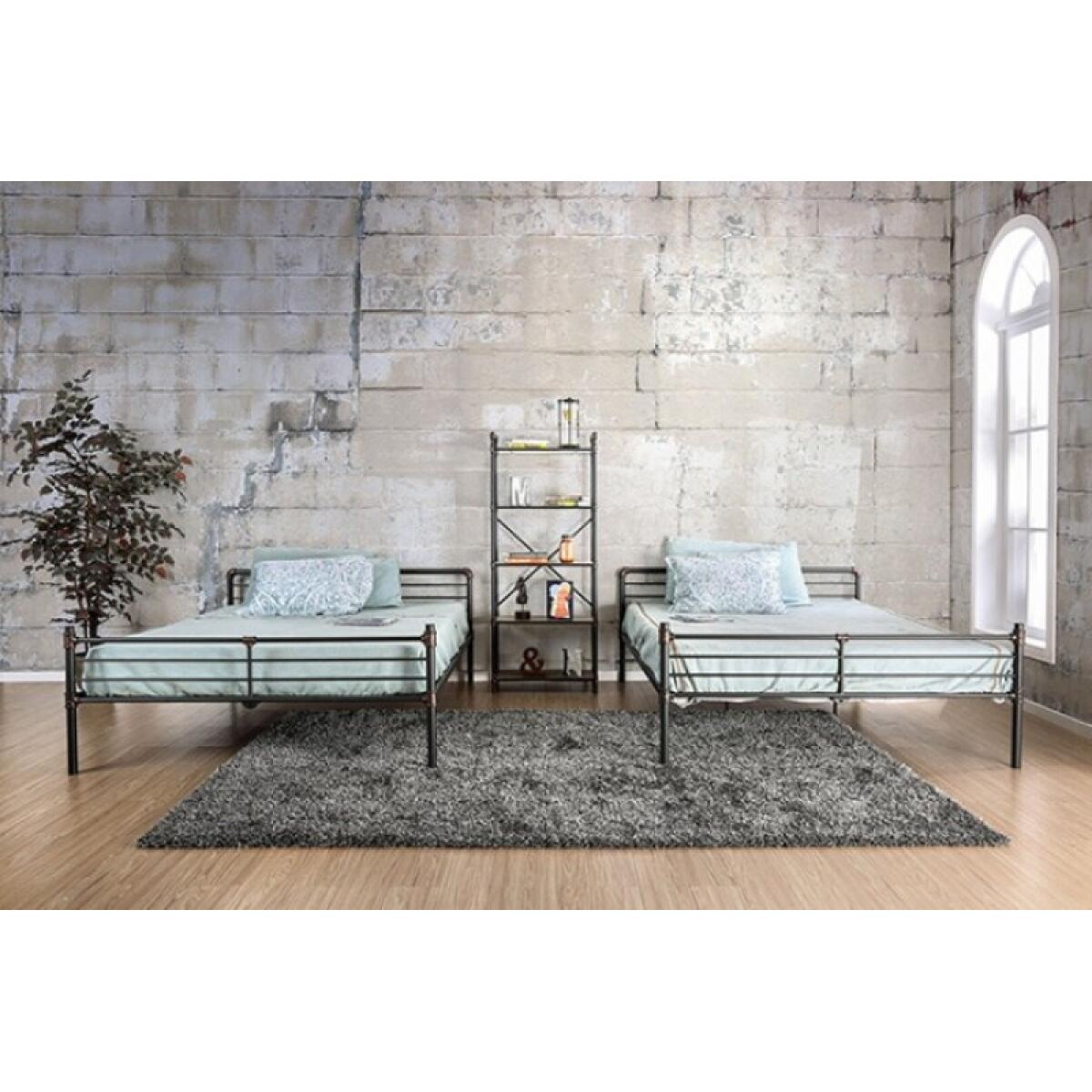 Olga Queen/Queen Bunk Bed Youth Beds Antique Black 5