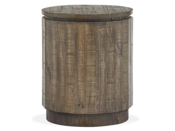 Baisden Round Accent End Table