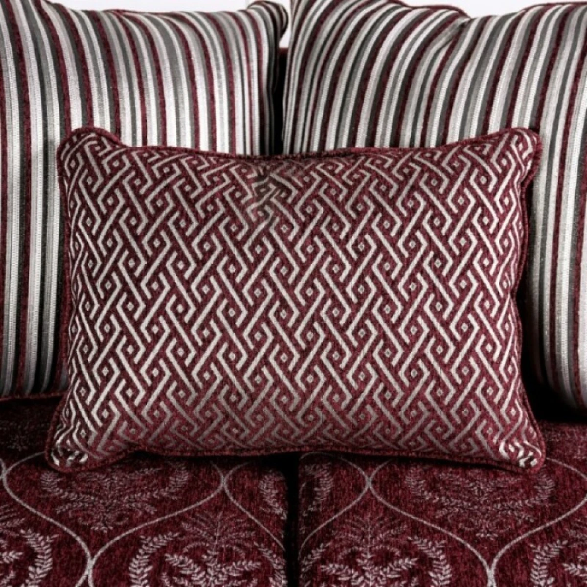Sassari Loveseat Loveseats Burgundy 7