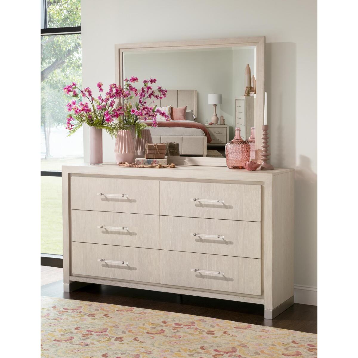 6 Drawer Dresser Dressers Cream 6