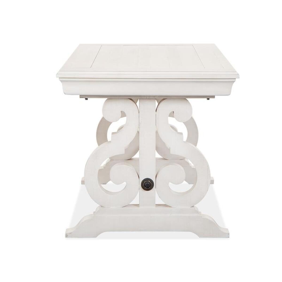 Bronwyn Writing Desk Desks Alabaster, Toasted Nutmeg 5