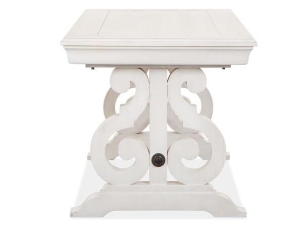 Bronwyn Writing Desk Desks Alabaster, Toasted Nutmeg 14