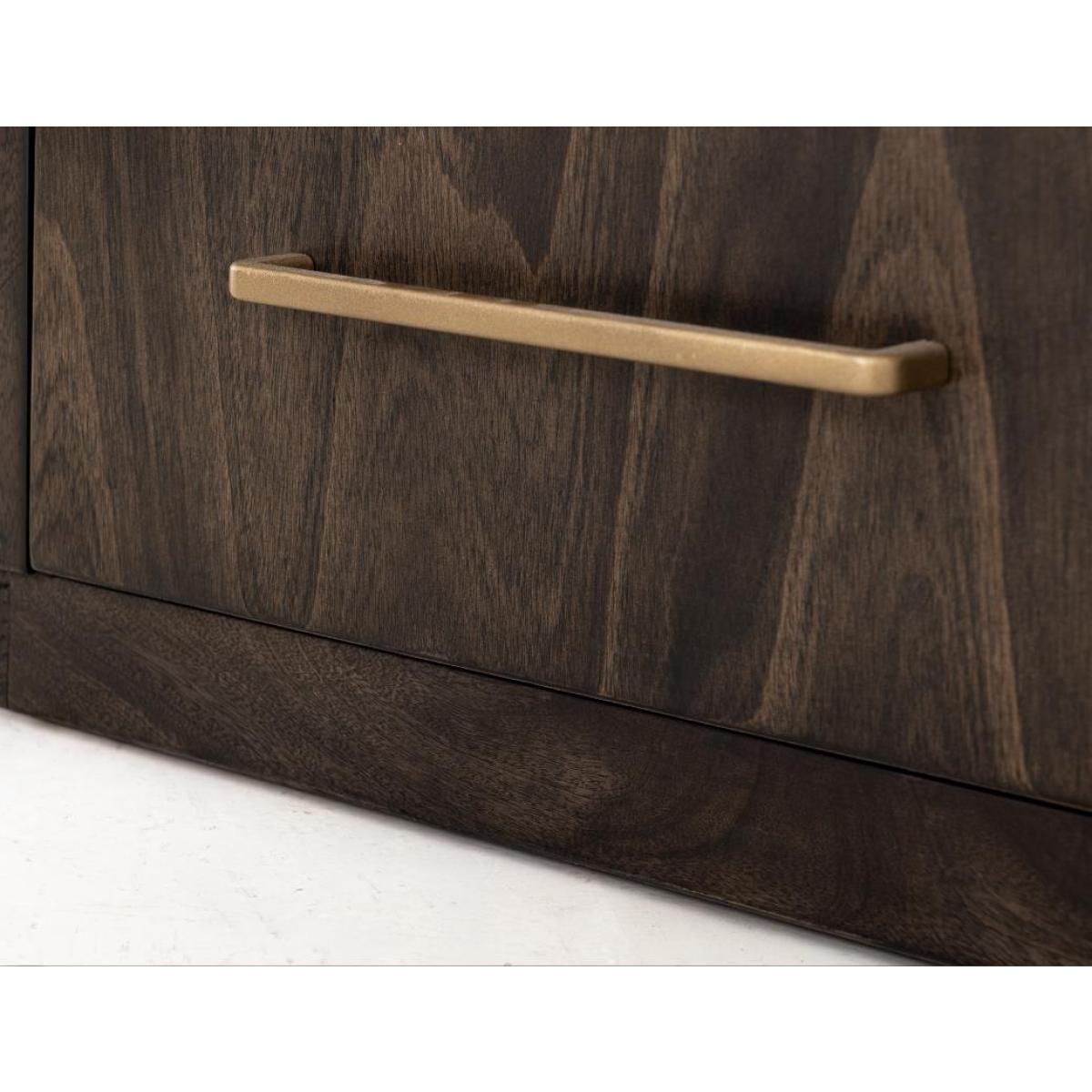 2 Drawer Nightstand - Dark Mezquite - Image 8