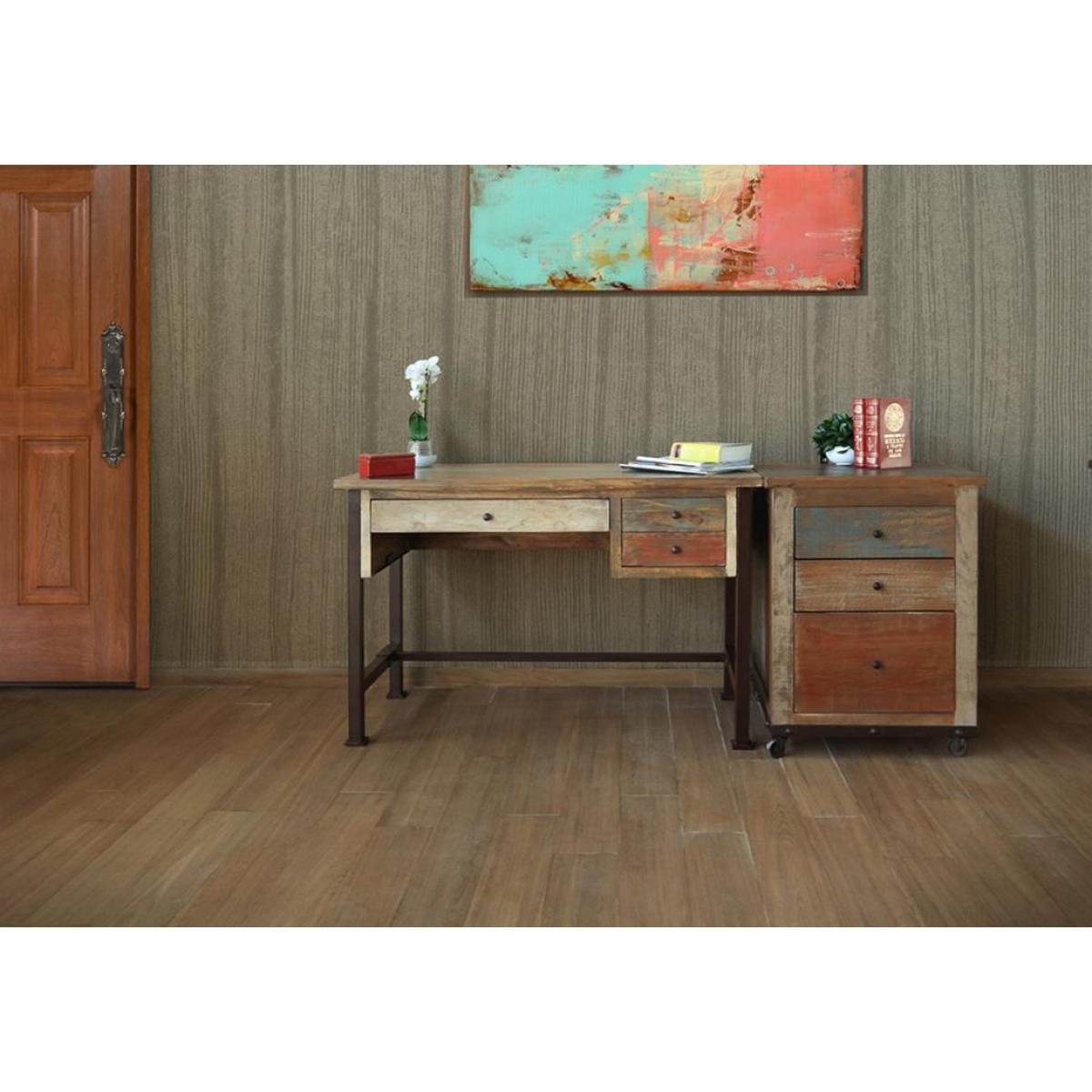 3 Drawer File (Fits Letter & Legal Size) - Antique - Image 3