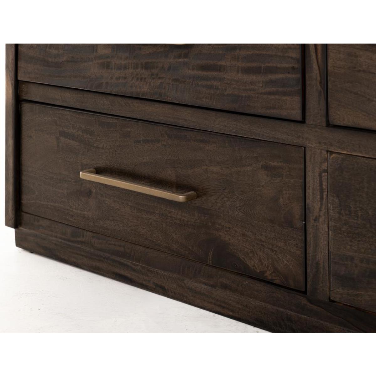 6 Drawer Dresser – Dark Mezquite Dressers Dressers 11