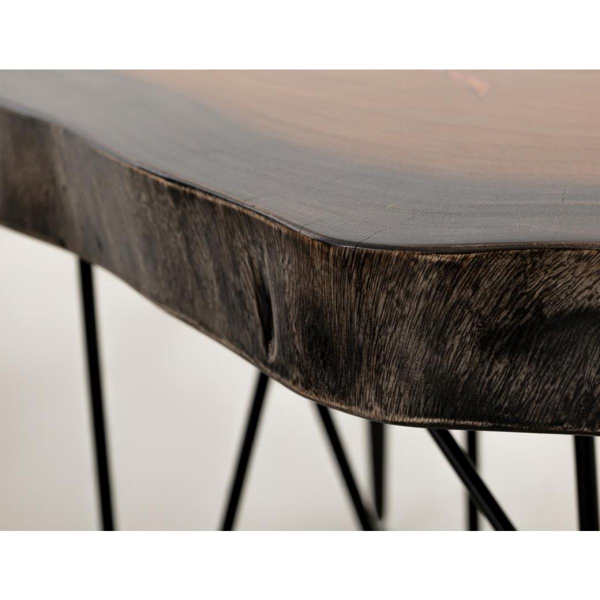 Live Edge Sofa Table - Parota Epoxy - Image 4