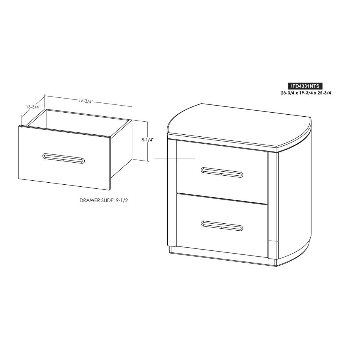 2 Drawer Nightstand - Balam - Image 17