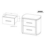 2 Drawer Nightstand - Balam - Image 17