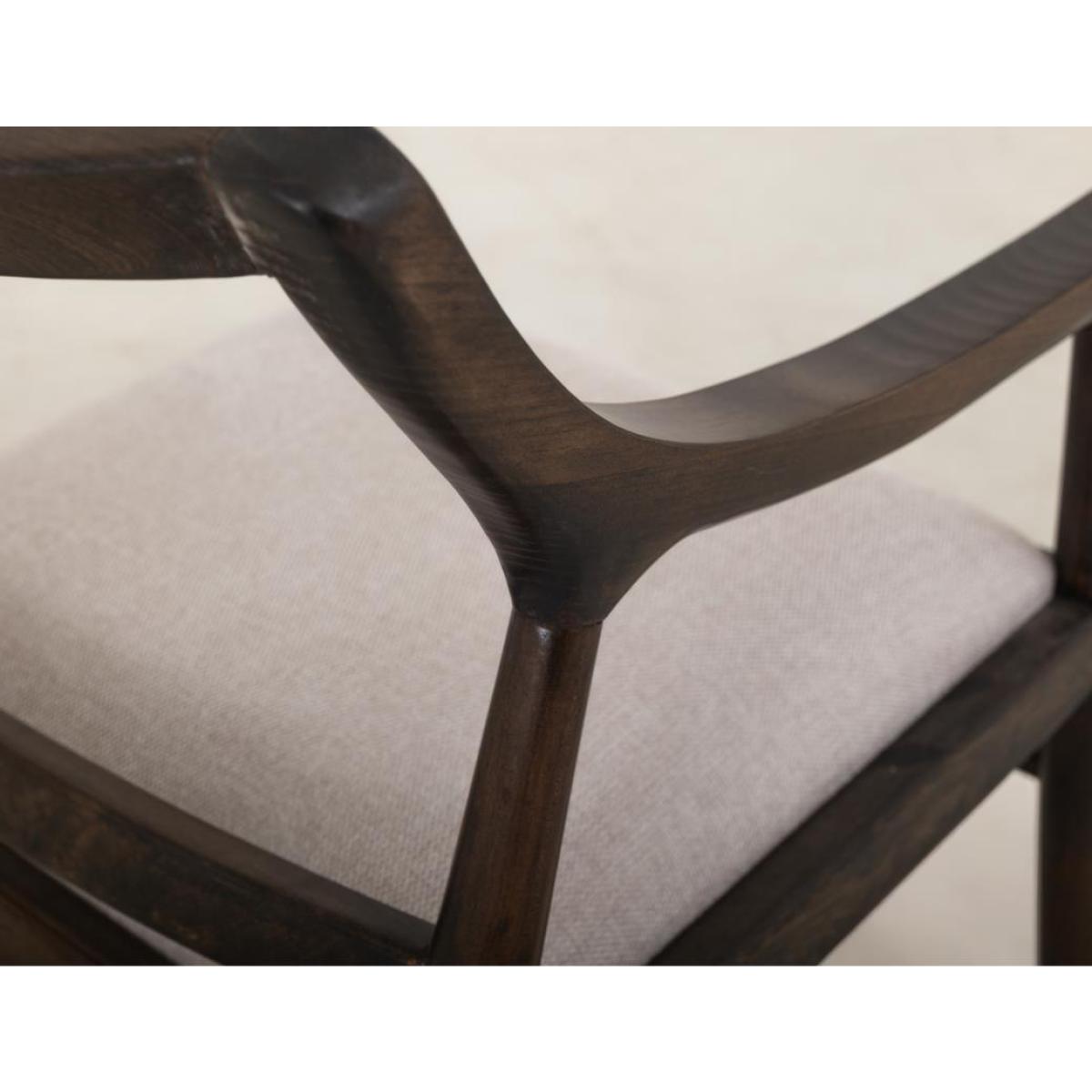 Balam Upholstered Dining Arm Chair - Image 7