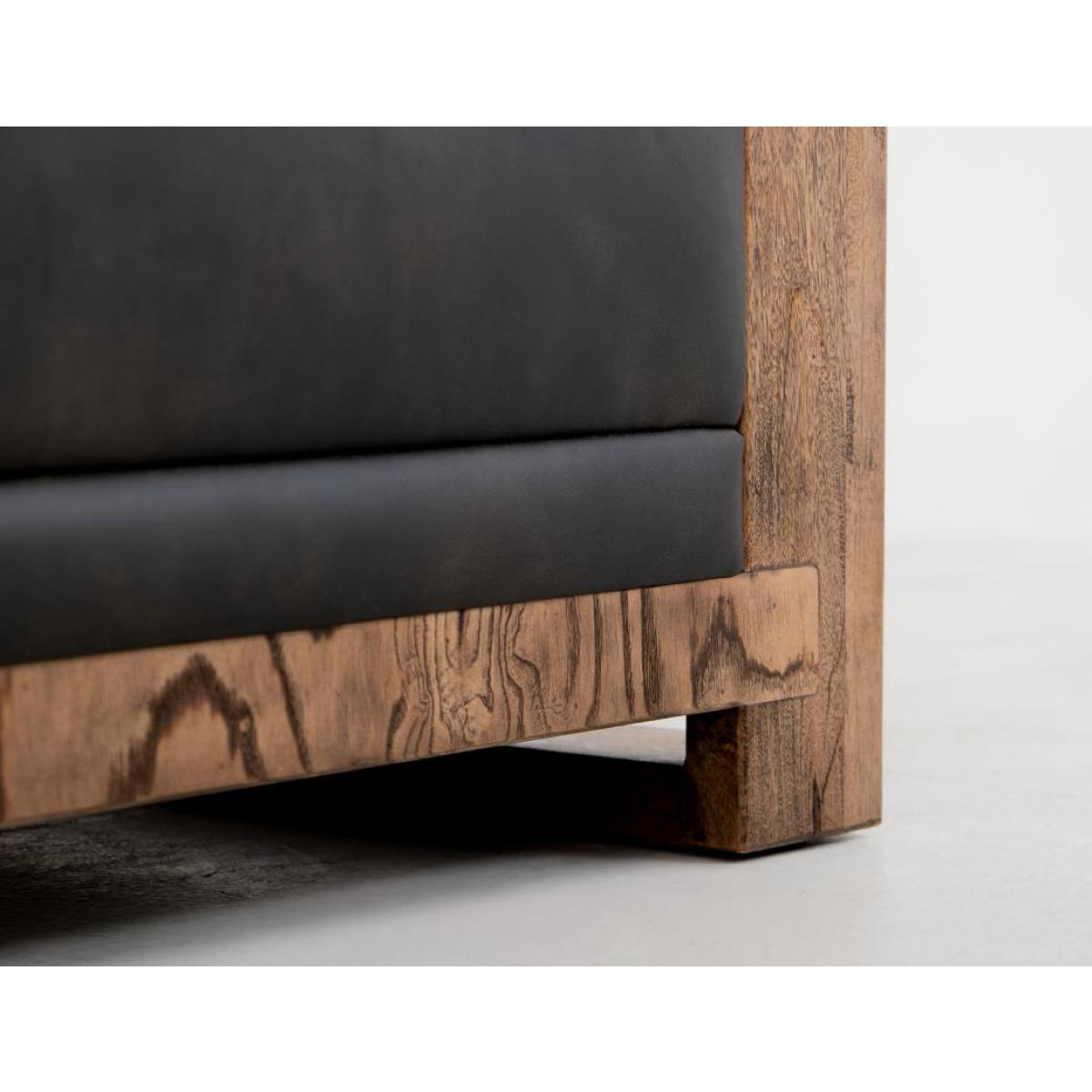 Wooden Frame, Upholstered Sofa - Ancora - Image 5