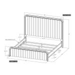 6/6 Eastern King Platform - Dark Mezquite - Image 11