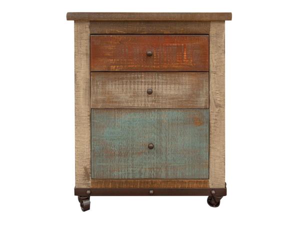 3 Drawer File (Fits Letter & Legal Size) – Antique Office Storage Brown