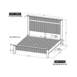 6/6 Eastern King Headboard - Valhalla - Image 8