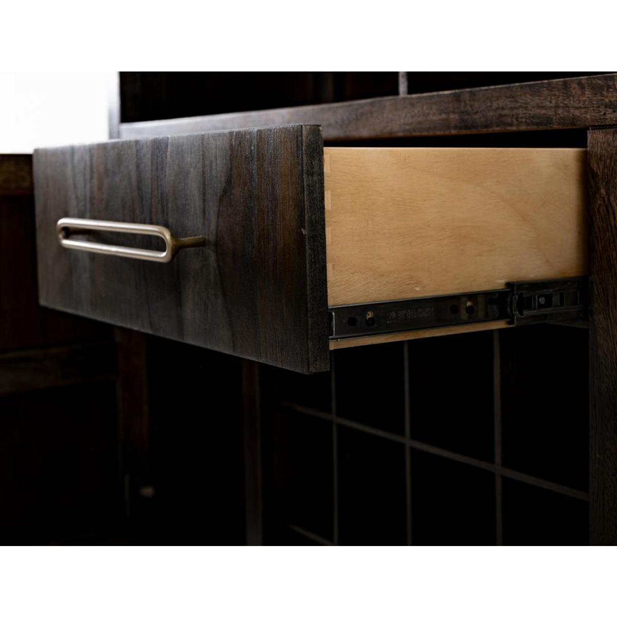 1-Drawer, 2-Door Bar with Wine Grid - Balam - Image 9