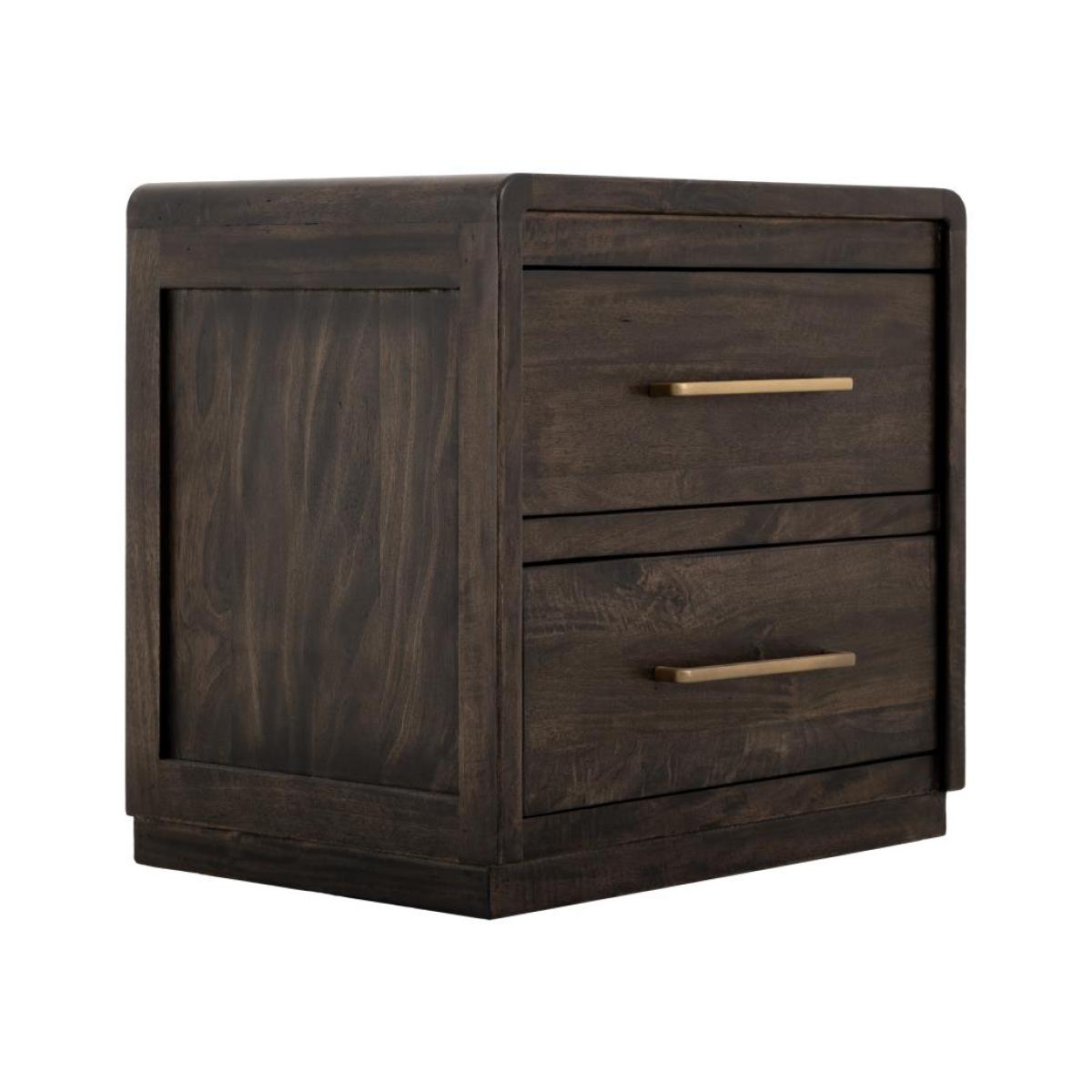 2 Drawer Nightstand - Dark Mezquite - Image 3
