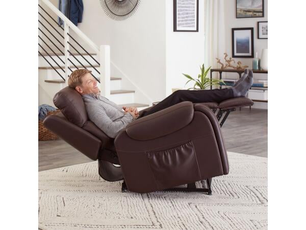 Uc671 5-zone Power Recliner Lift Chairs Brown