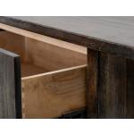 2 Drawer & 4 Door, 6 Shelf Kitchen Island – Balam Dining Storage Black 18