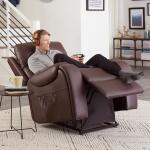 Uc671 5-zone Power Recliner Recliners Brown 21