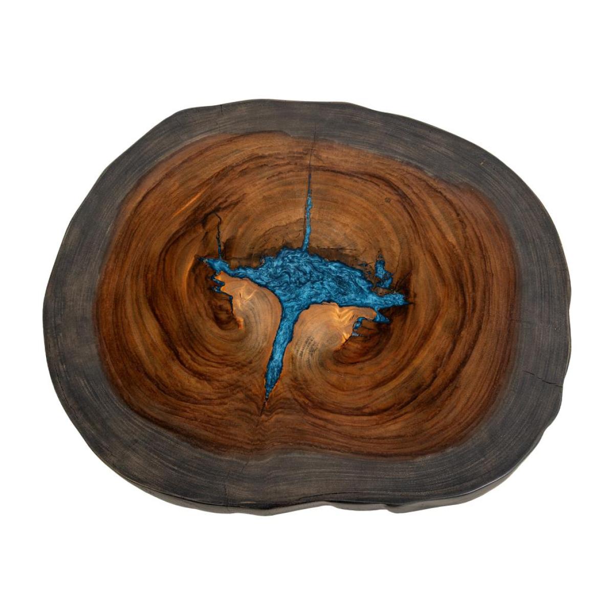 Live Edge Cocktail Table - Parota Epoxy - Image 3