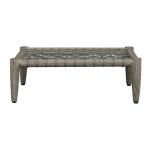 Borneo Outdoor Ottoman, Oyster - Image 9