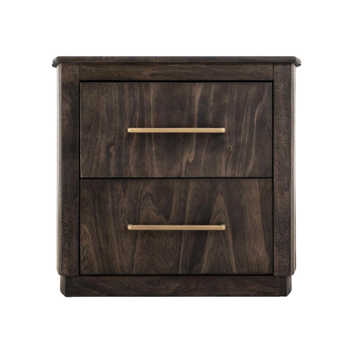 2 Drawer Nightstand - Dark Mezquite - Image 2