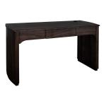 3 Drawer, Desk – Dark Mezquite Desks Black 12