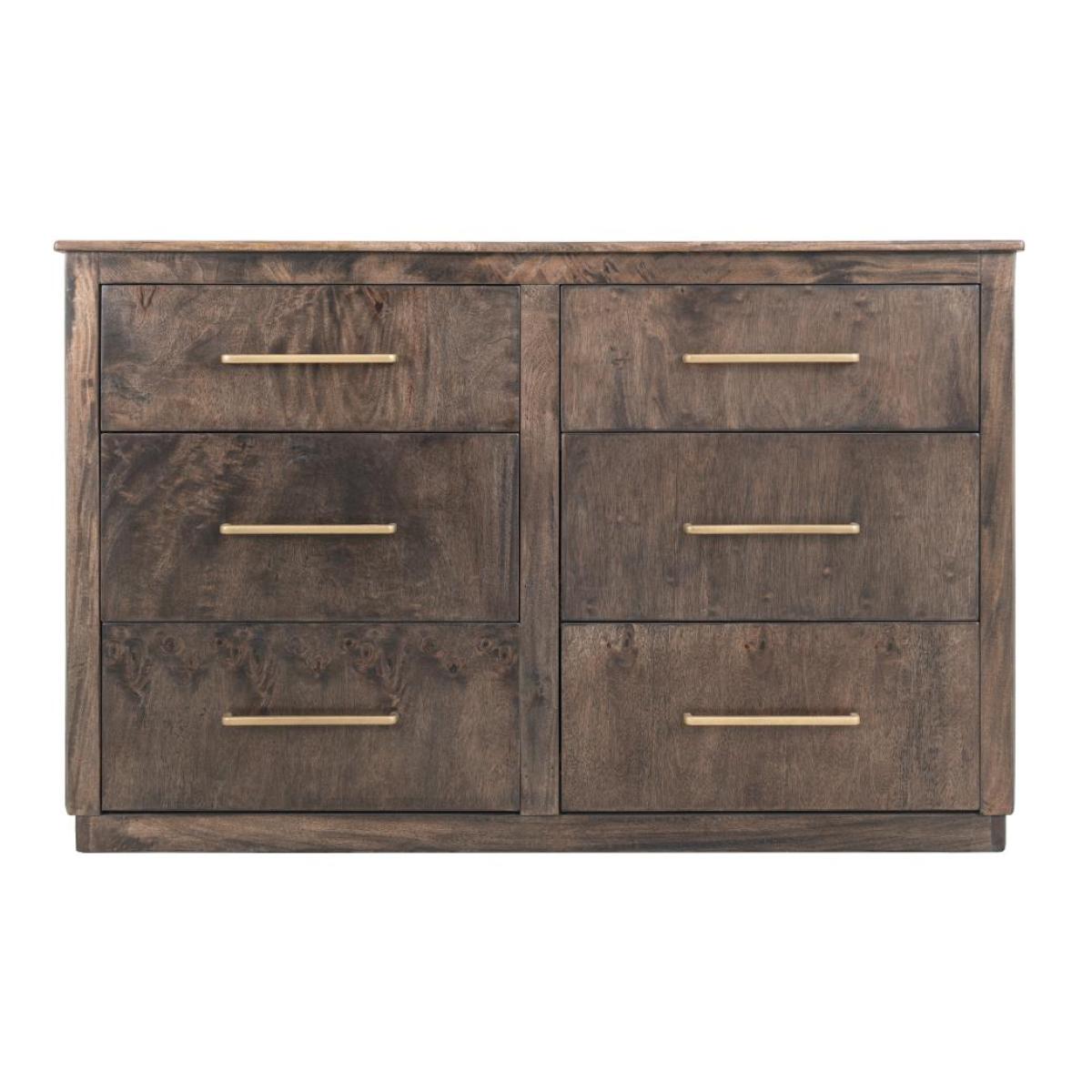 6 Drawer Dresser - Dark Mezquite - Image 2