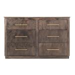 6 Drawer Dresser - Dark Mezquite