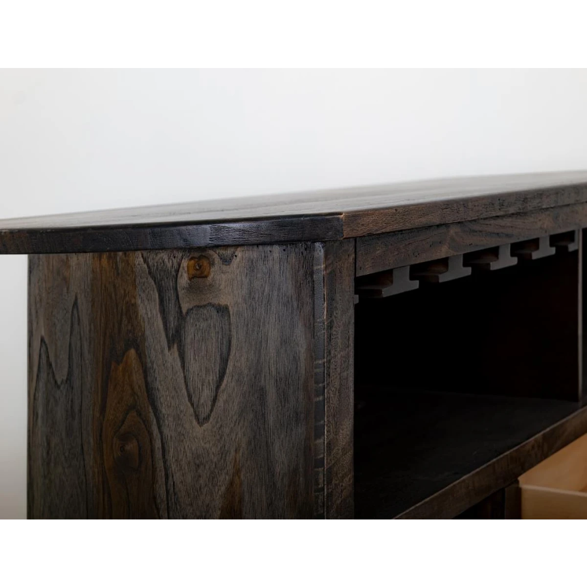 1-Drawer, 2-Door Bar with Wine Grid – Balam Bar Furniture Bar Furniture 12