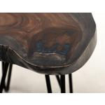 Live Edge Cocktail Table - Parota Epoxy - Image 9