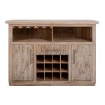 1-Drawer, 2-Door Bar with Wine Grid – Balam Bar Furniture Bar Furniture 14