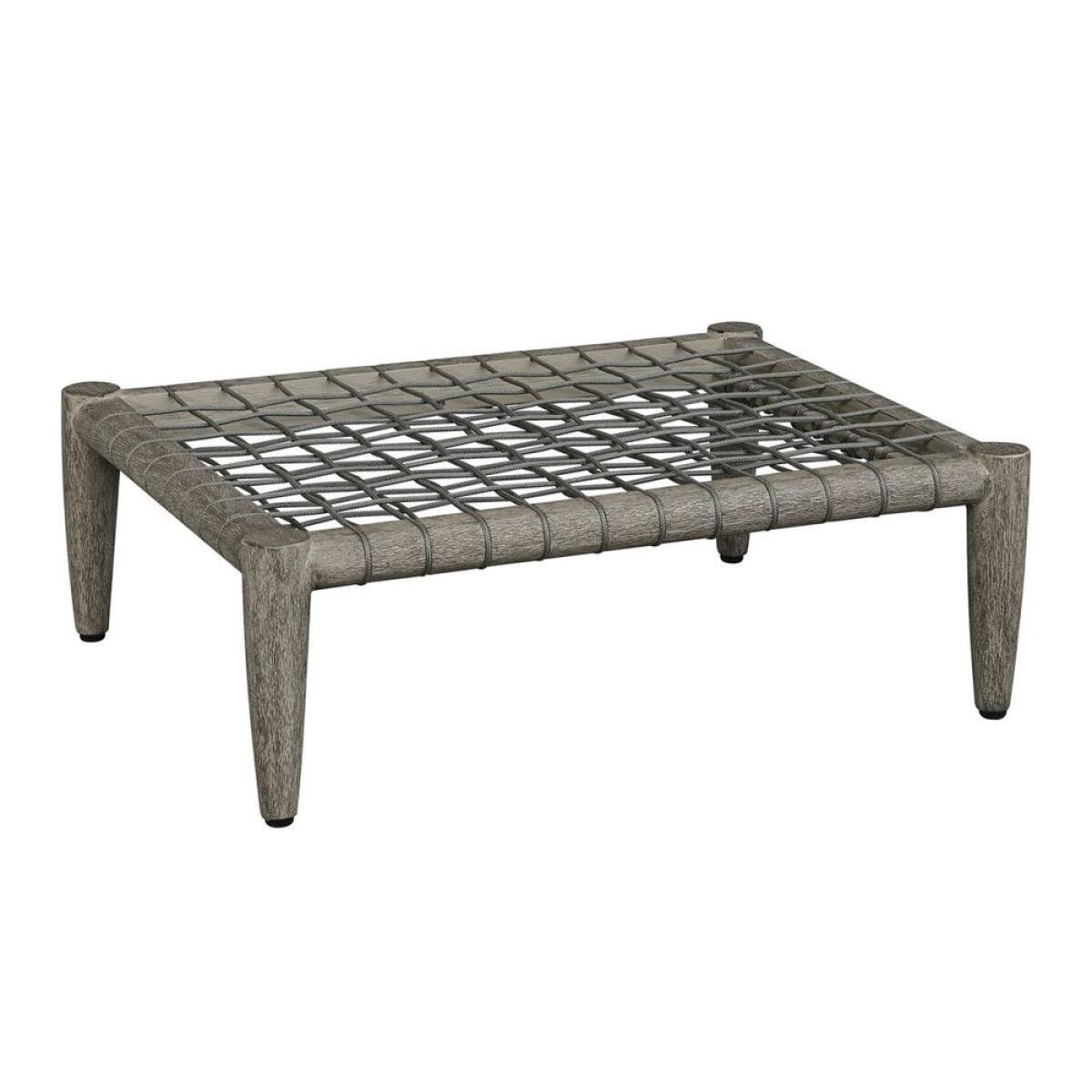Borneo Outdoor Ottoman, Oyster - Image 8
