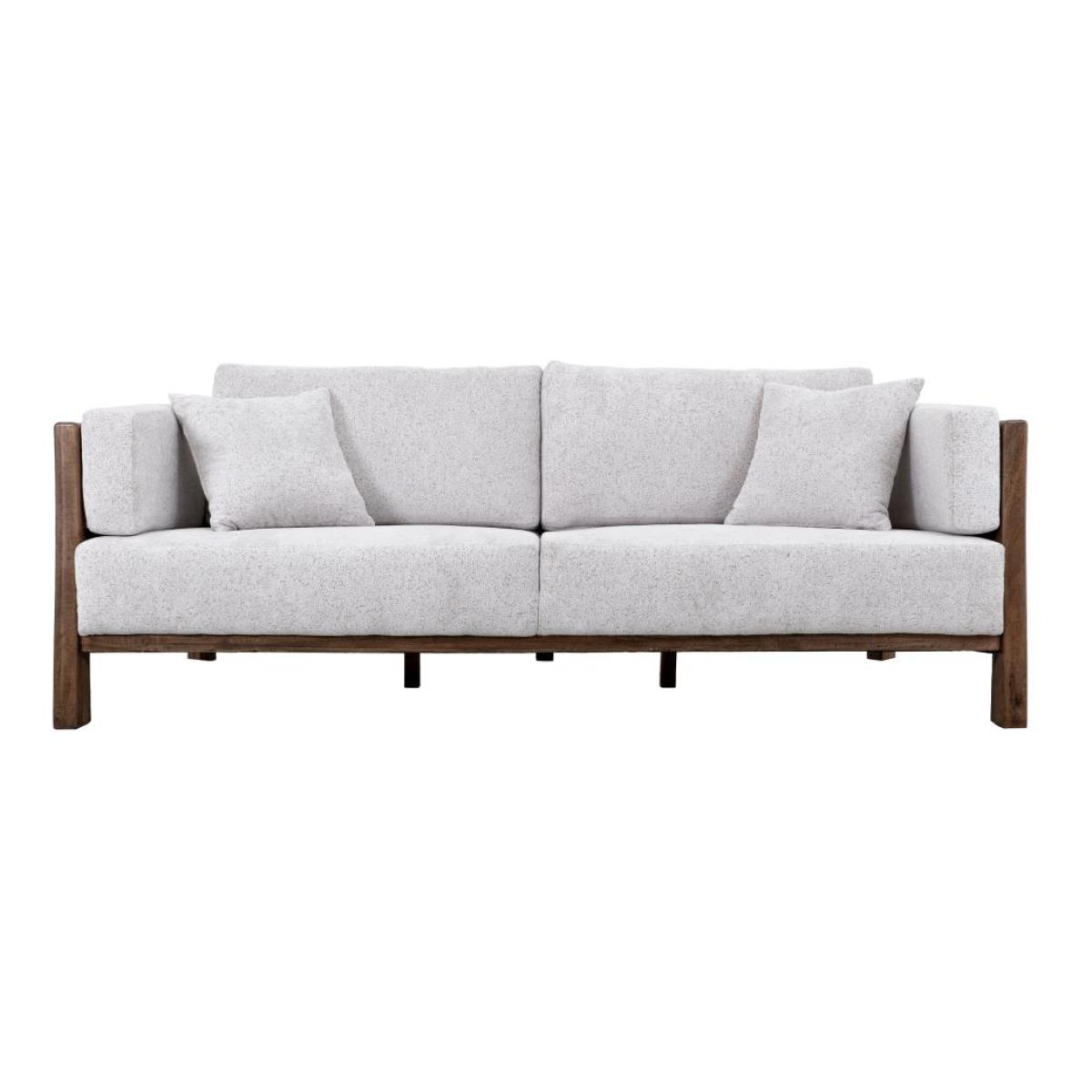 Wooden Frame, Upholstered Sofa - Roots - Image 2