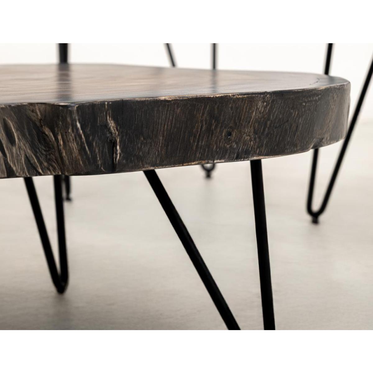 Live Edge Cocktail Table - Parota Epoxy - Image 7