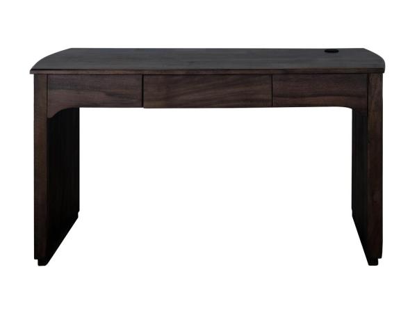 3 Drawer, Desk – Dark Mezquite Desks Black