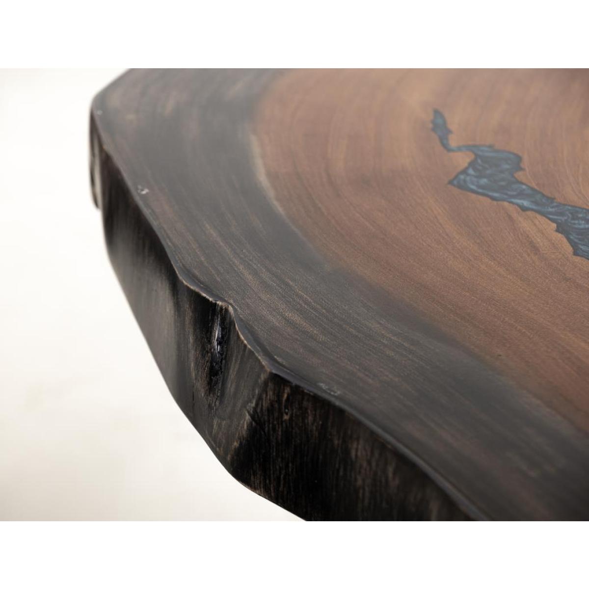 Live Edge Sofa Table - Parota Epoxy - Image 9