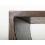 Wooden Chairside Table - Dark Mezquite - Image 6