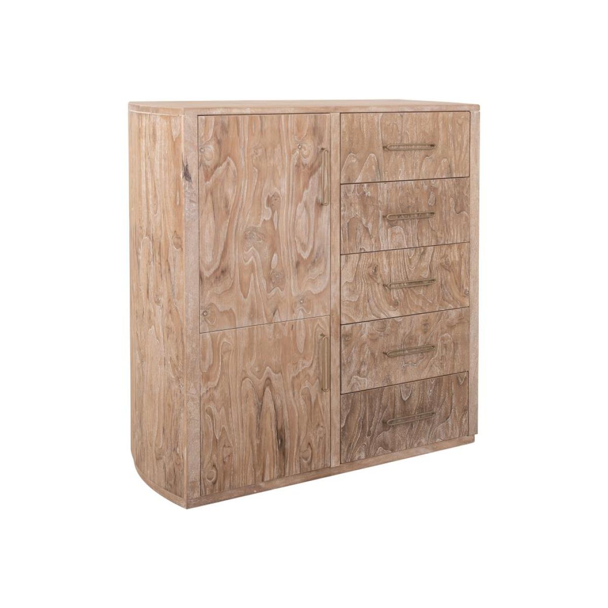 5 Drawer & 2 Door Gentleman's Chest - Balam - Image 3