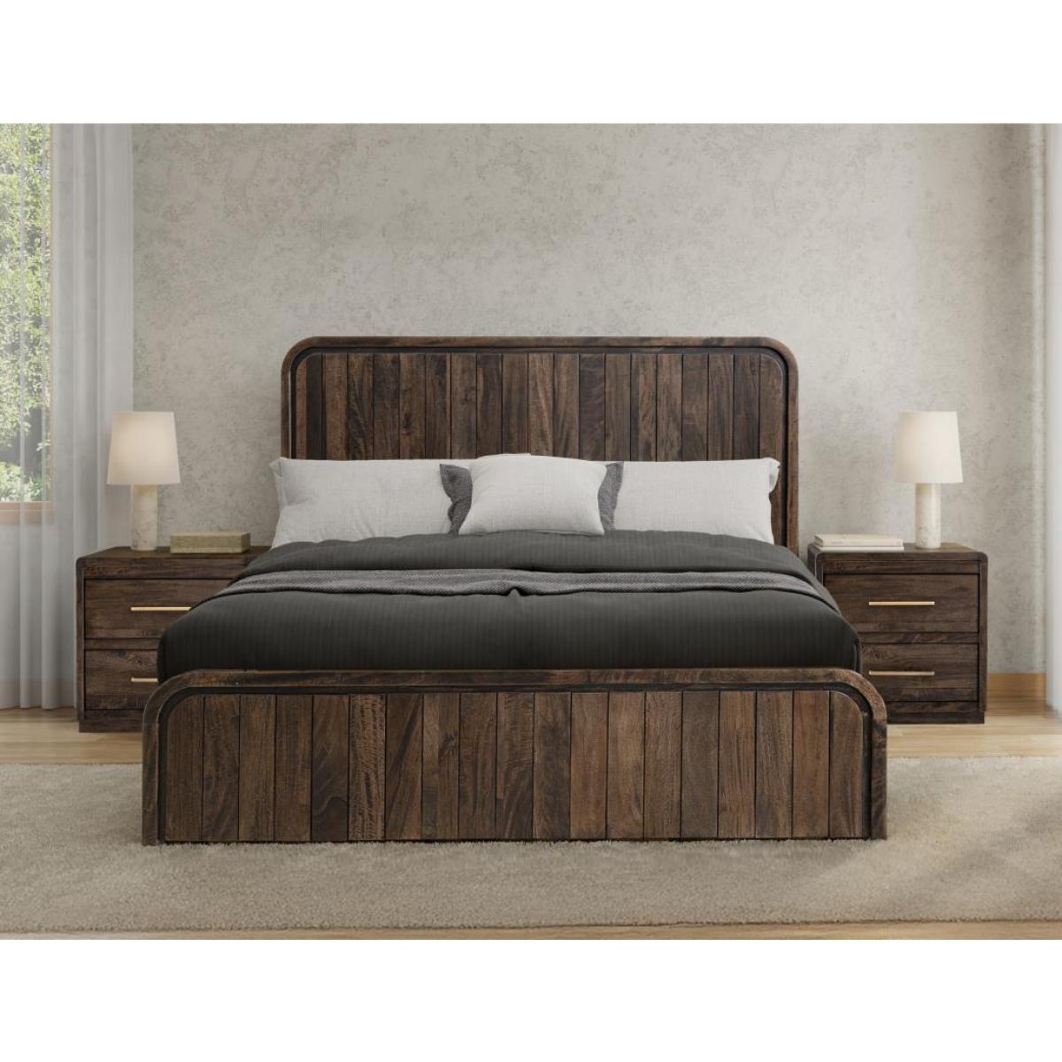 2 Drawer Nightstand - Dark Mezquite - Image 5