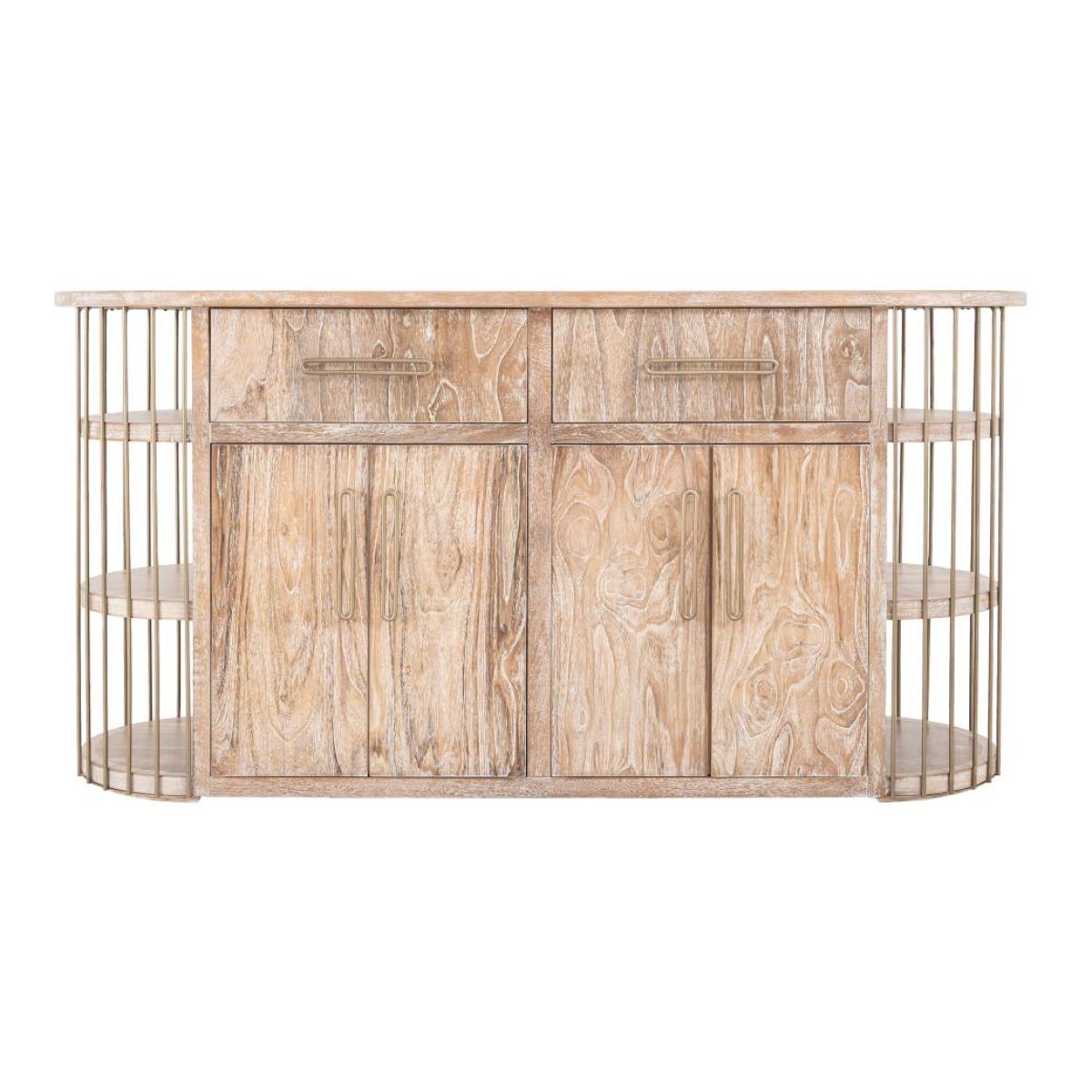 2 Drawer & 4 Door, 6 Shelf Kitchen Island - Balam - Image 2