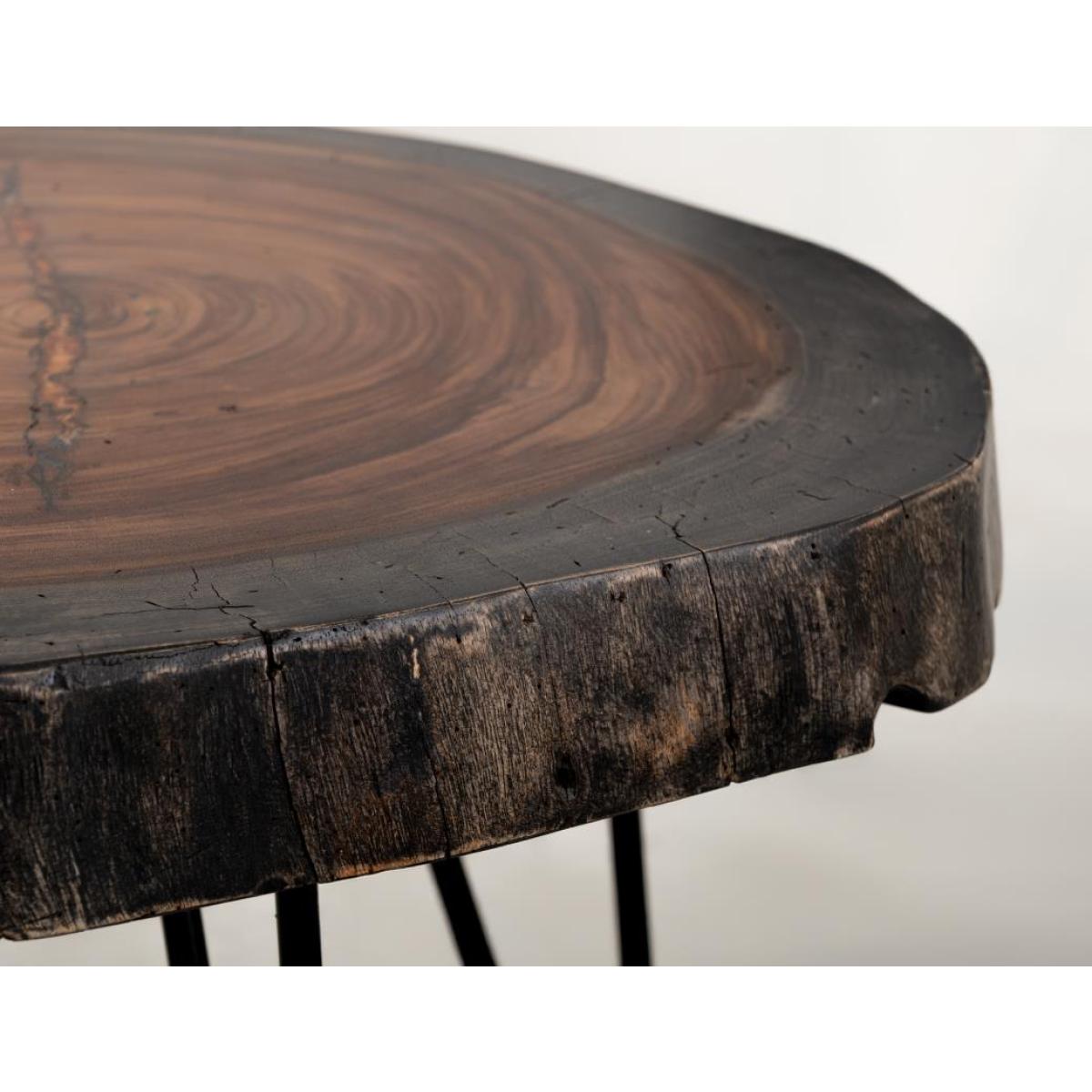 Live Edge End Table - Parota Epoxy - Image 7