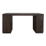 2 Drawer 4 Door Kitchen Island - Dark Mezquite