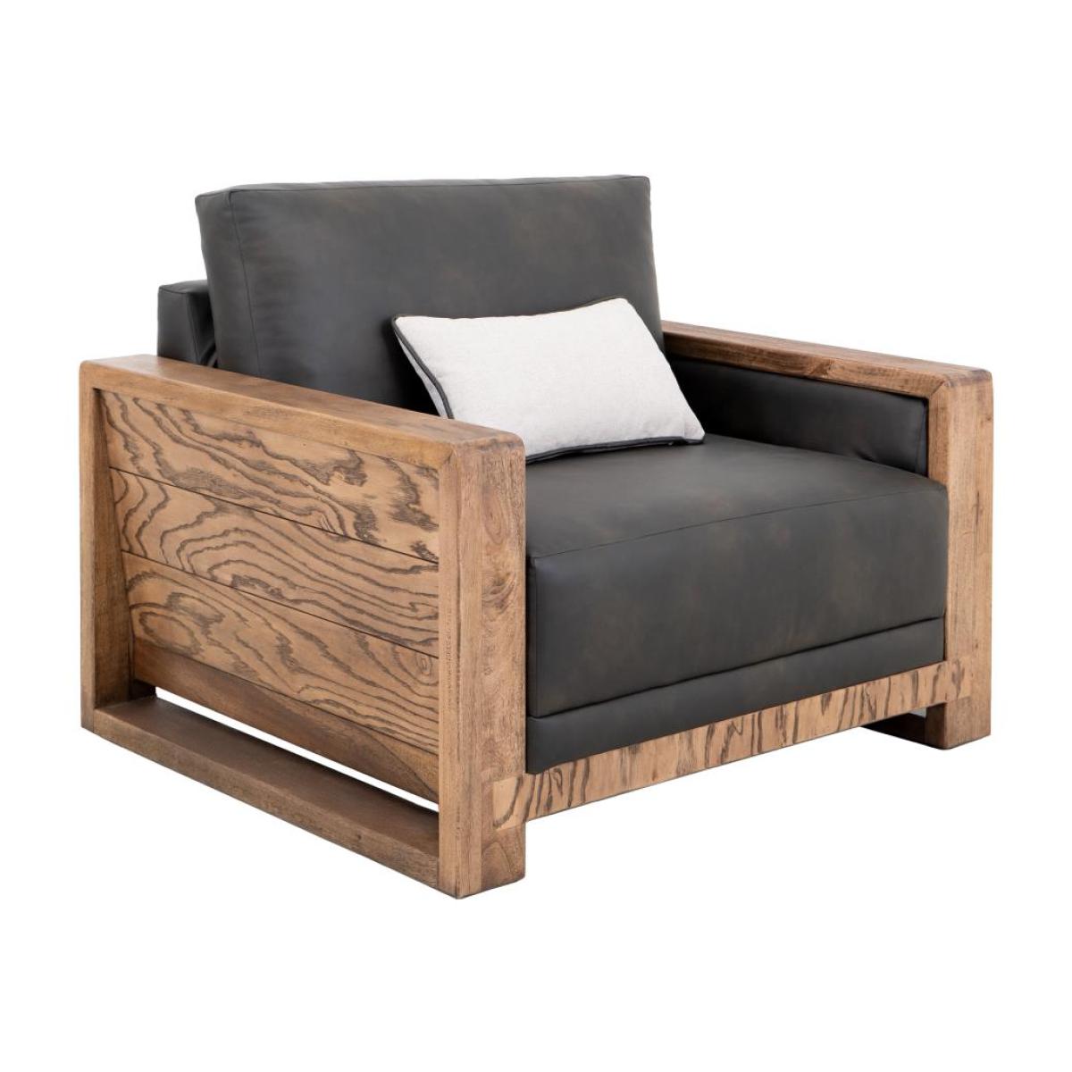 Wooden Frame & Base, Armchair - Ancora - Image 3