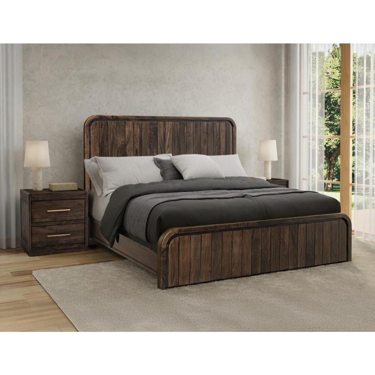 2 Drawer Nightstand - Dark Mezquite - Image 9