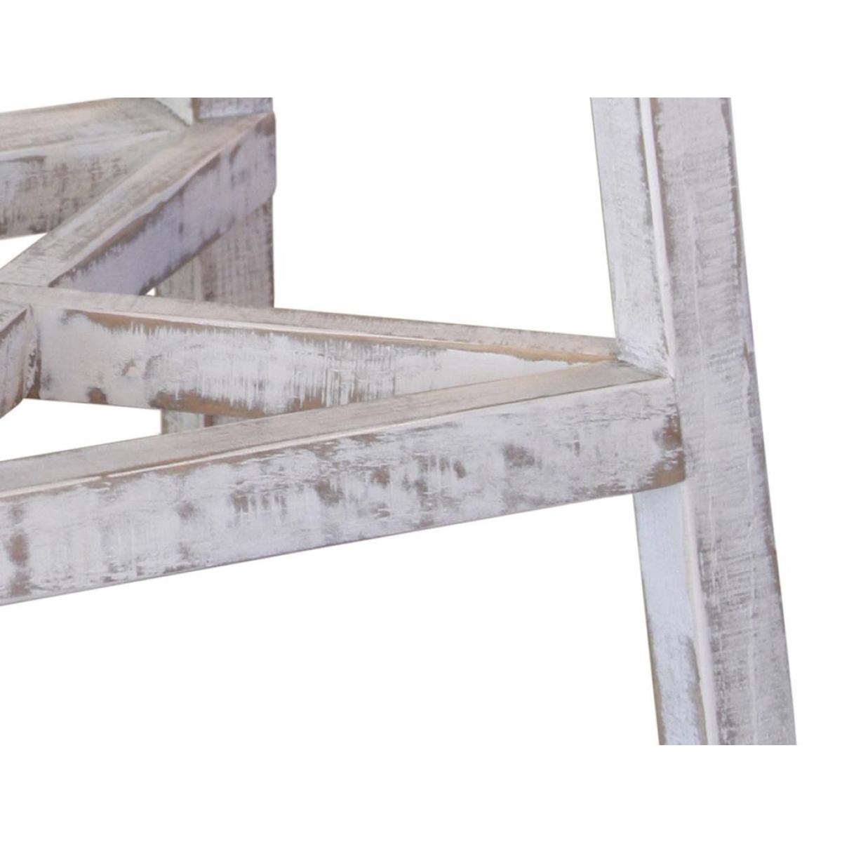 24" Wooden Stool - Stone - Image 4