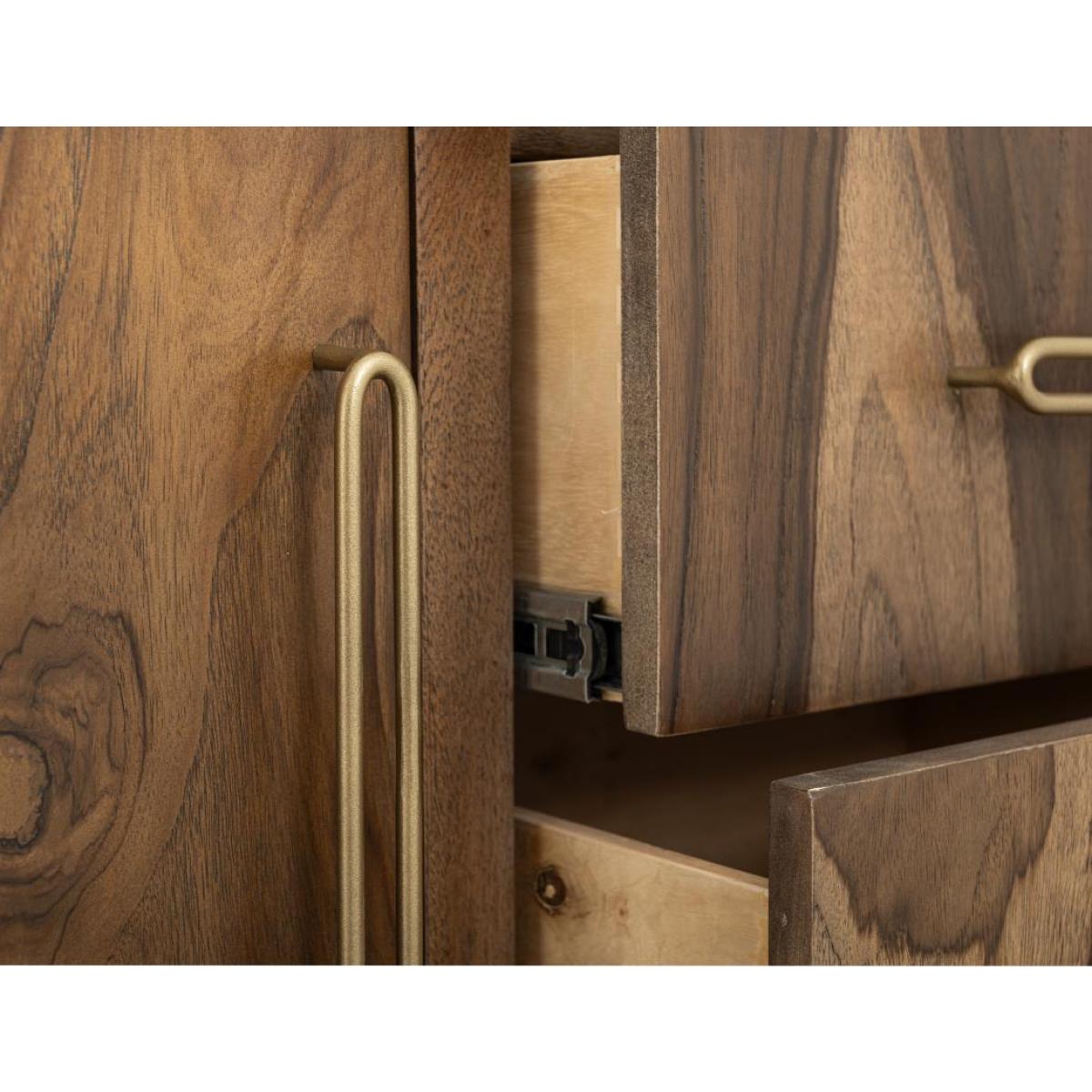 4 Drawer & 2 Door Buffet – Balam Accent Furniture Accent Furniture 11