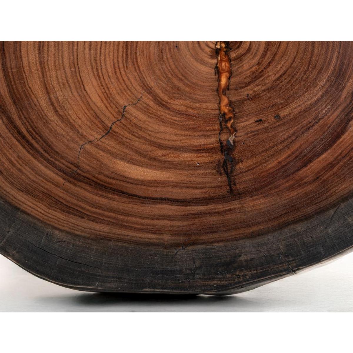 Live Edge End Table - Parota Epoxy - Image 6