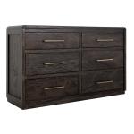 6 Drawer Dresser – Dark Mezquite Dressers Dressers 16