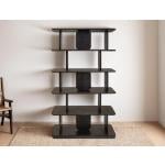 5 Shelves, Bookcase – Mezquite Bookcases Black 14